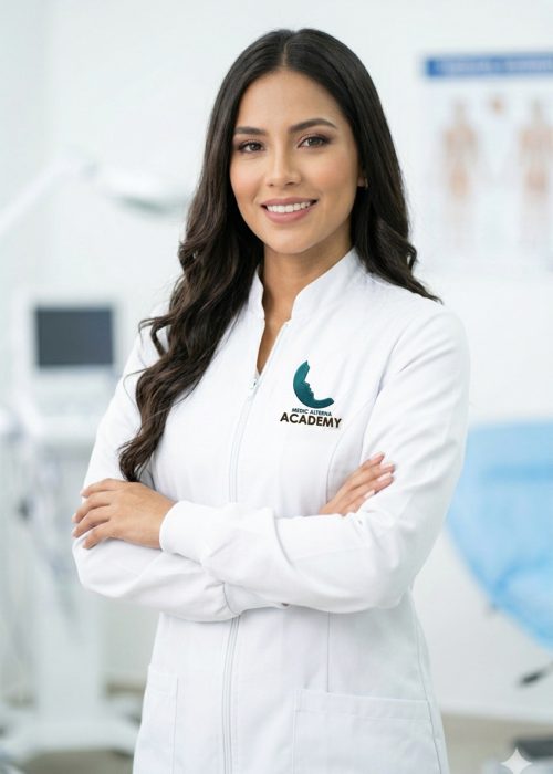profecional laura gomez estudiando suero terapia en medicalternaacademy